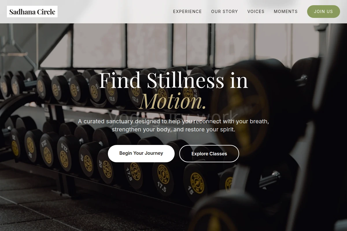 Mindfulness Fitness Studio
