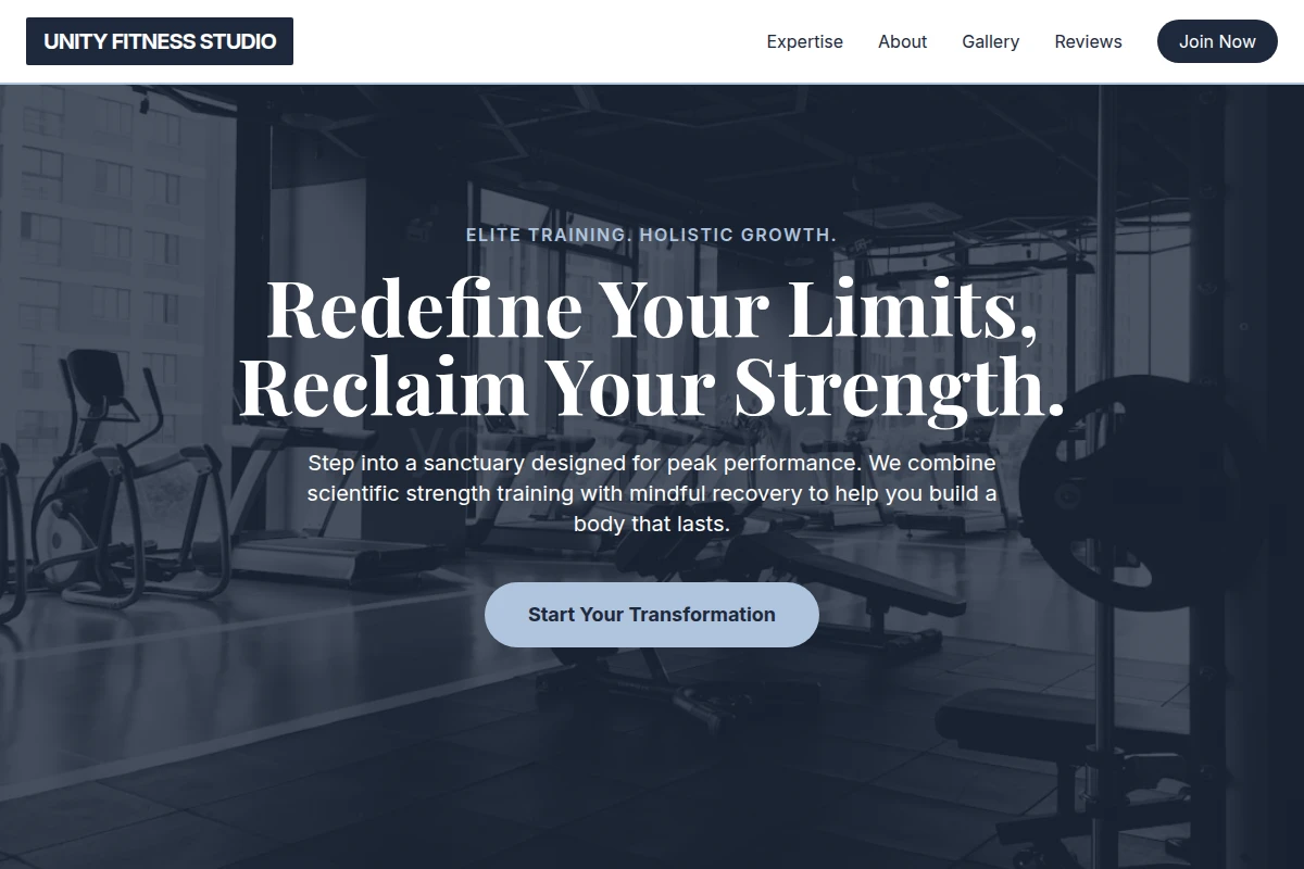 Unity Fitness Studio