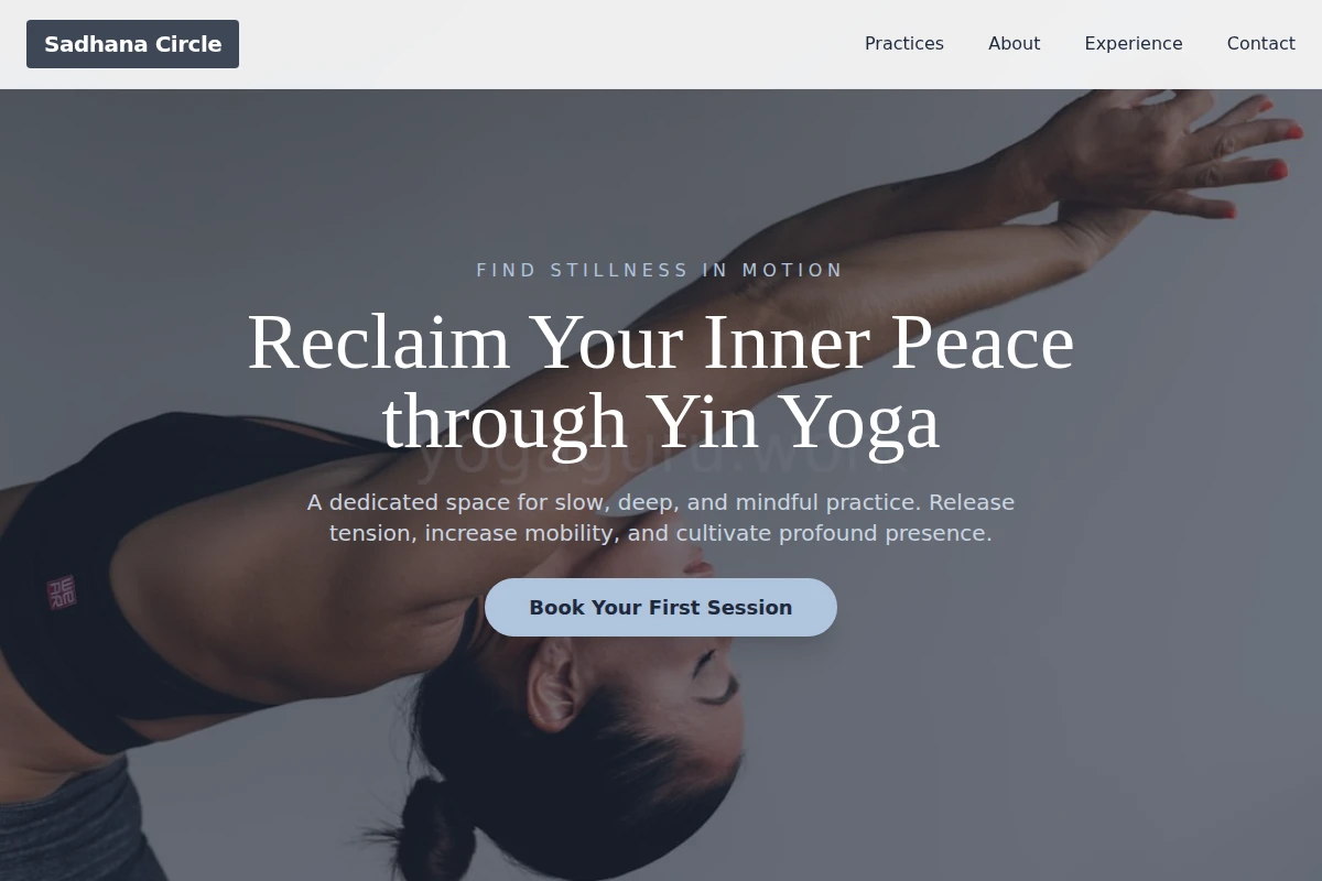 Yin Yoga