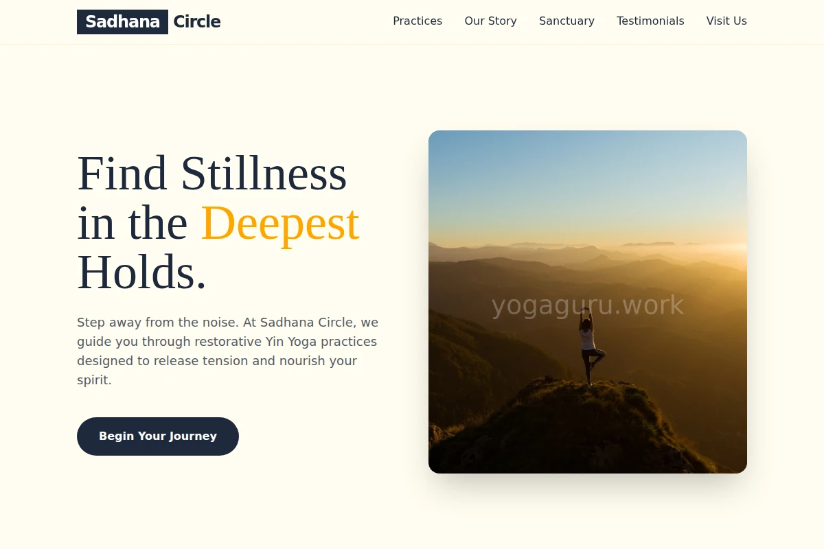 Yin Yoga