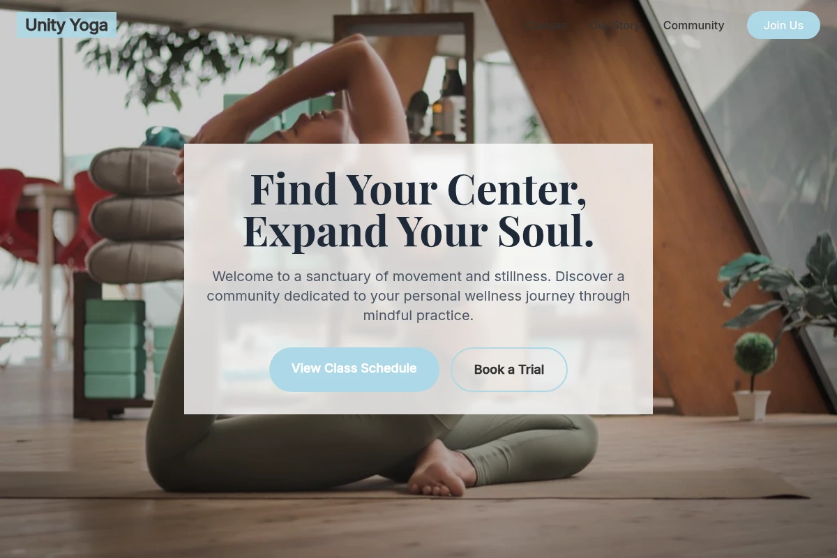 Unity Yoga Studio