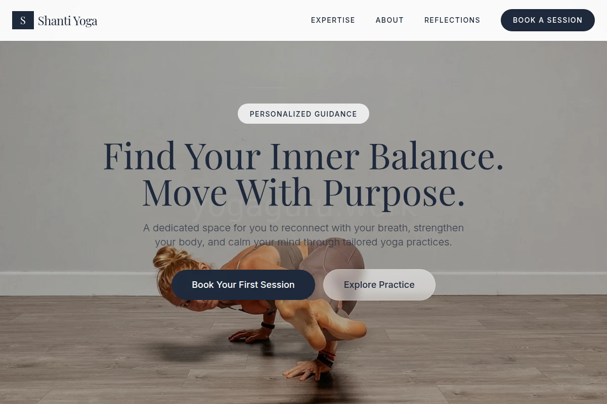 Shanti Yoga Teacher